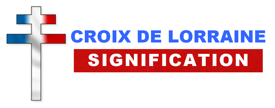 Croix de Lorraine Signification : Croix d'Anjou