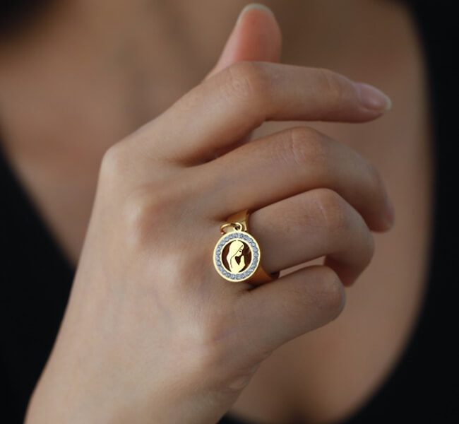 Bague chrétienne hotsell