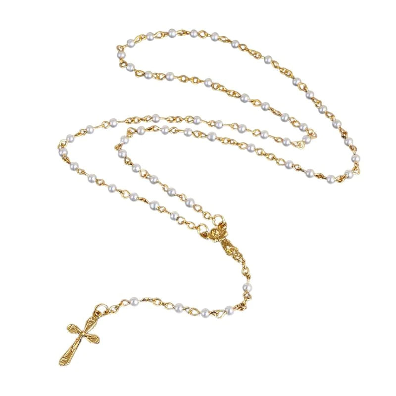 Collier chapelet avec pendentif de la vierge marie... – Grandado Collier chapelet avec pendentif de la vierge marie... – Grandado