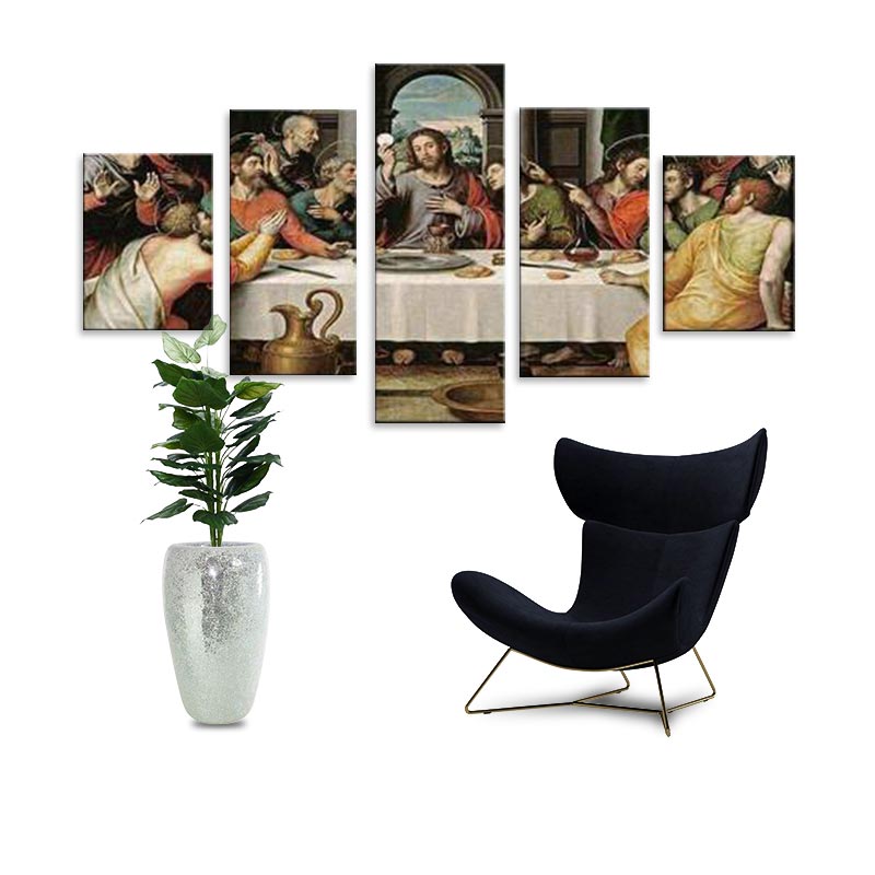 Tableau Dernier Repas de Jesus Croix Chrétiennes