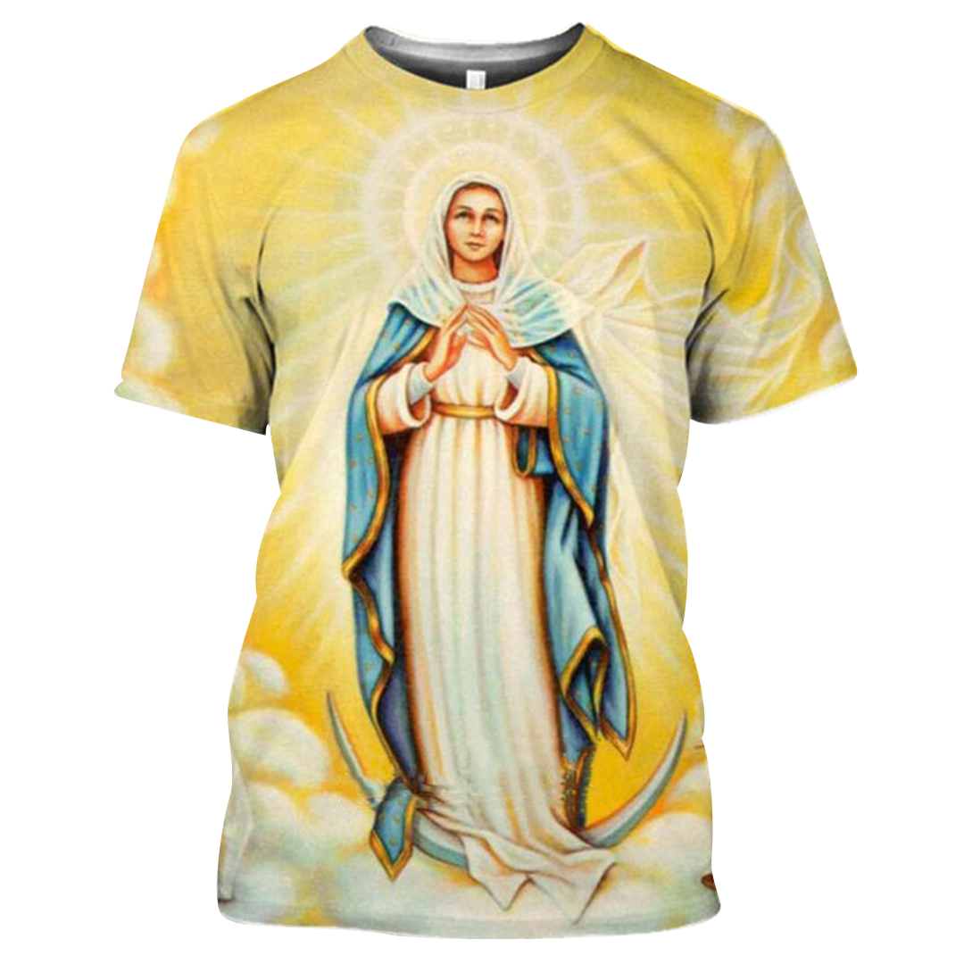 T-shirt chrétien imprimé en coton bio - David's challenge