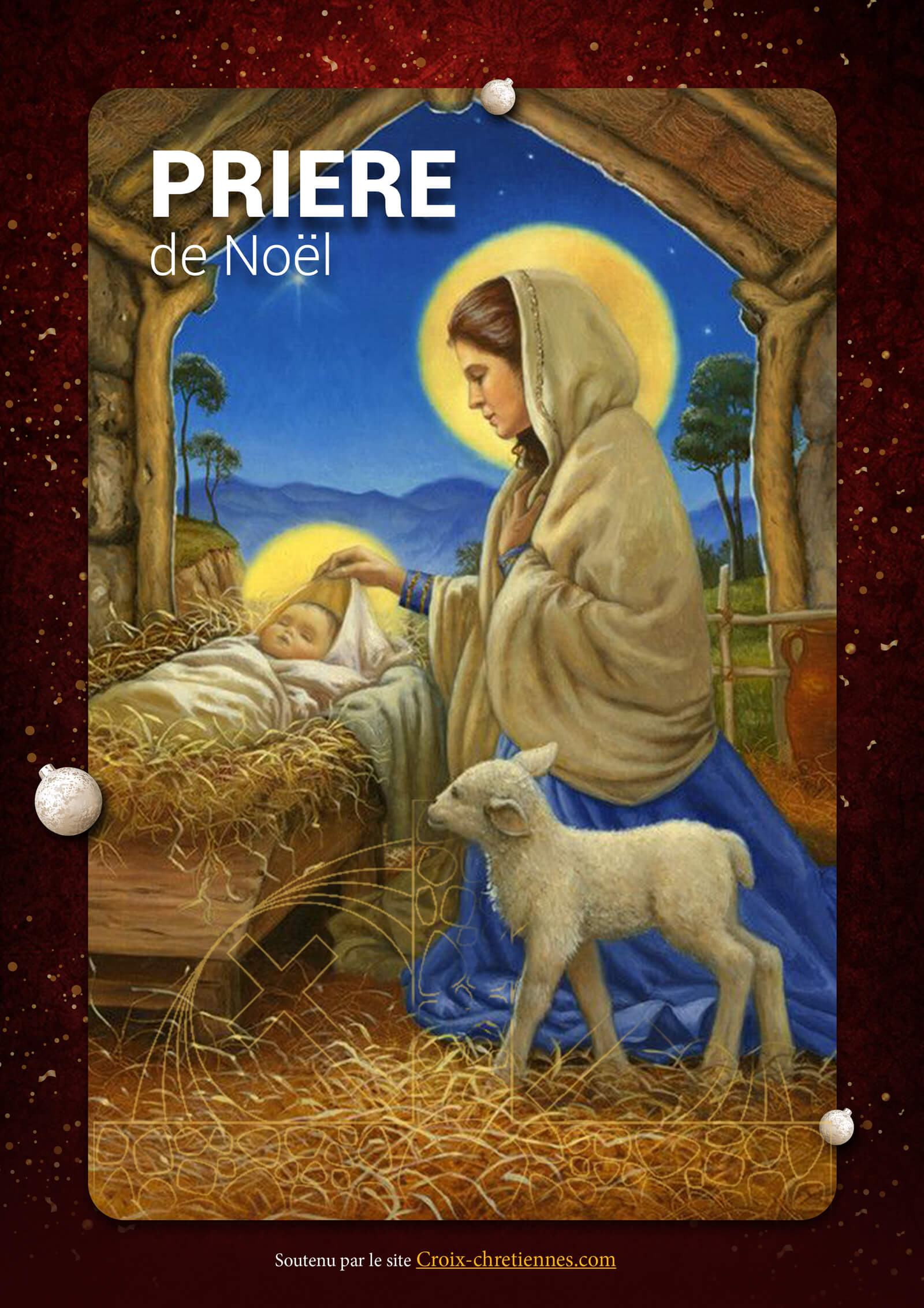 Petit Ange De Noël En Verre Avec Prière - Décoration Spirituelle, Cadeau Baptême Communion - Protection Ange Gardien